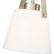 Z-Studio 1 Light 8 inch Brushed Nickel Pendant Ceiling Light