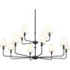 Pallas 12 Light 42.75 inch Black Chandelier Ceiling Light