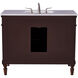 Lexington 42 X 21 X 35 inch Walnut Vanity Set