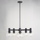 Marshall LED 27 inch Matte Black Chandelier Ceiling Light