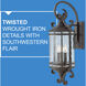 Casa Outdoor Wall Mount Lantern, Large
