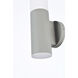 Raine Outdoor Wall Light in Silver