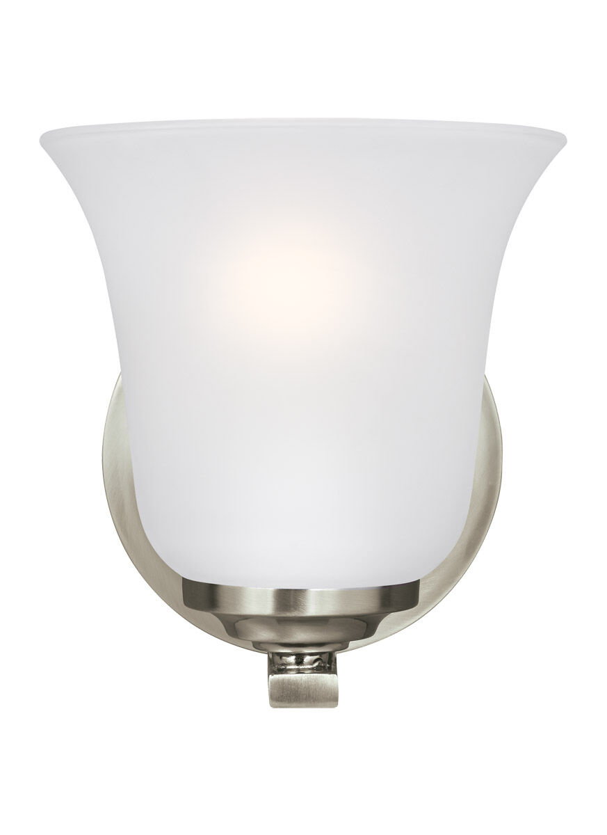 Emmons 1 Light 5.88 inch Brushed Nickel Bath Vanity Wall Sconce Wall Light