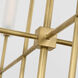 Ian K. Fowler Fay LED 32 inch Hand-Rubbed Antique Brass Chandelier Ceiling Light