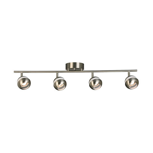 Maple Park 4 Light 120V Brushed Nickel Track Light Ceiling Light