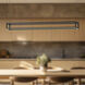 Plaza LED 59.13 inch Black Linear Pendant Ceiling Light