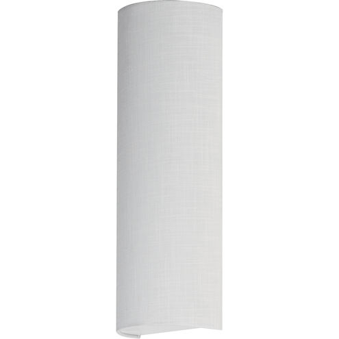 Prime LED 6 inch White Linen ADA Wall Sconce Wall Light