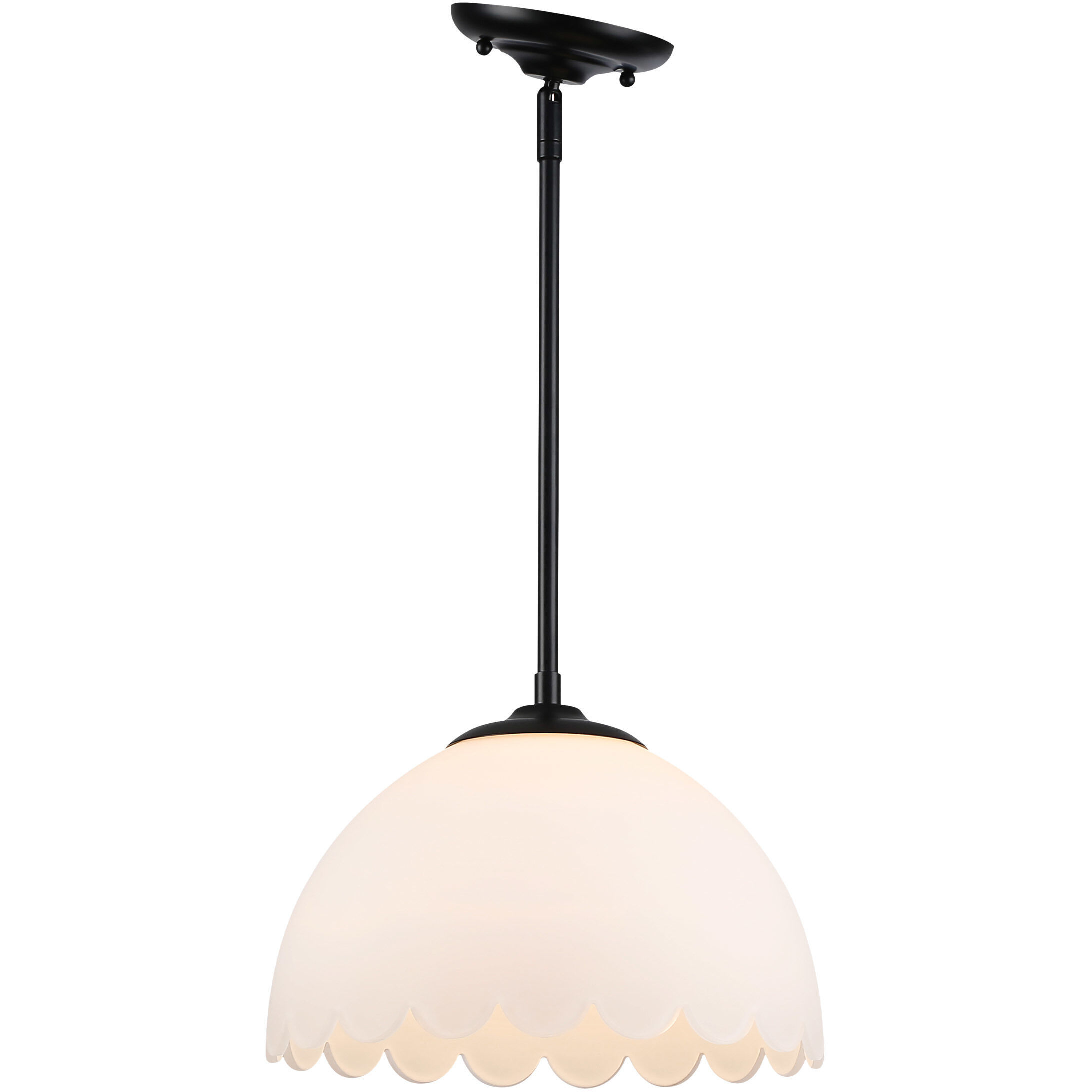 Dorinda Pendant Ceiling Light in Matte Black