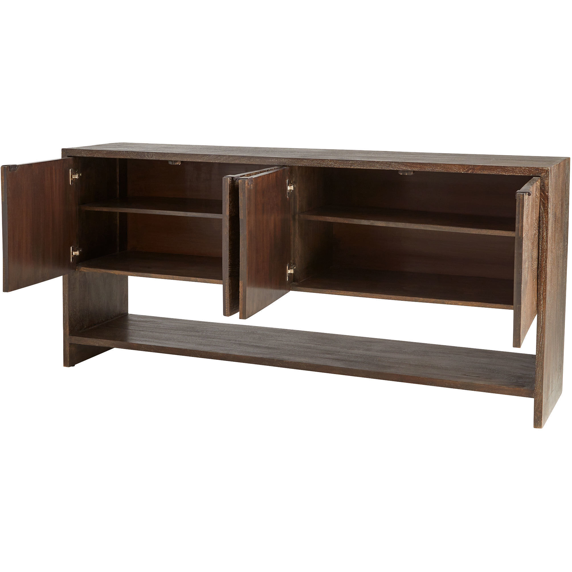 Alta 74.5 X 18 inch Cerused Walnut Console Table