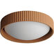 Souffle LED 13.75 inch Terra Cotta Flush Mount Ceiling Light