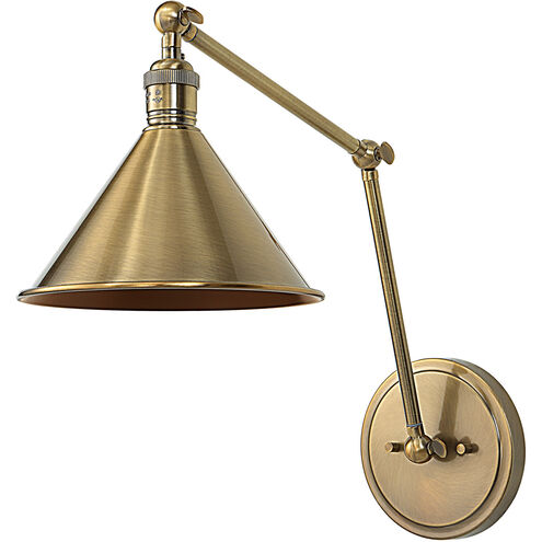 Exeter 25 inch 60.00 watt Oxidized Antique Brass Adjustable Sconce Wall Light