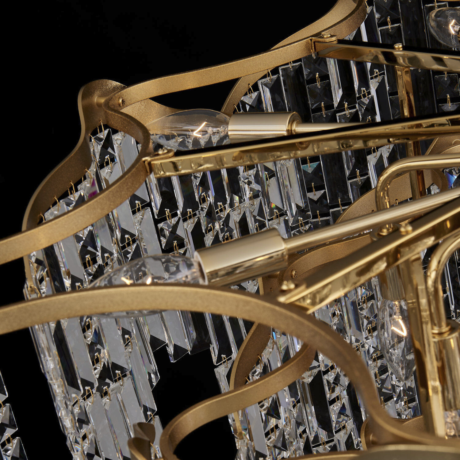 Cadere 24 Light 40 inch Two Tone 18K Gold Pendant Ceiling Light