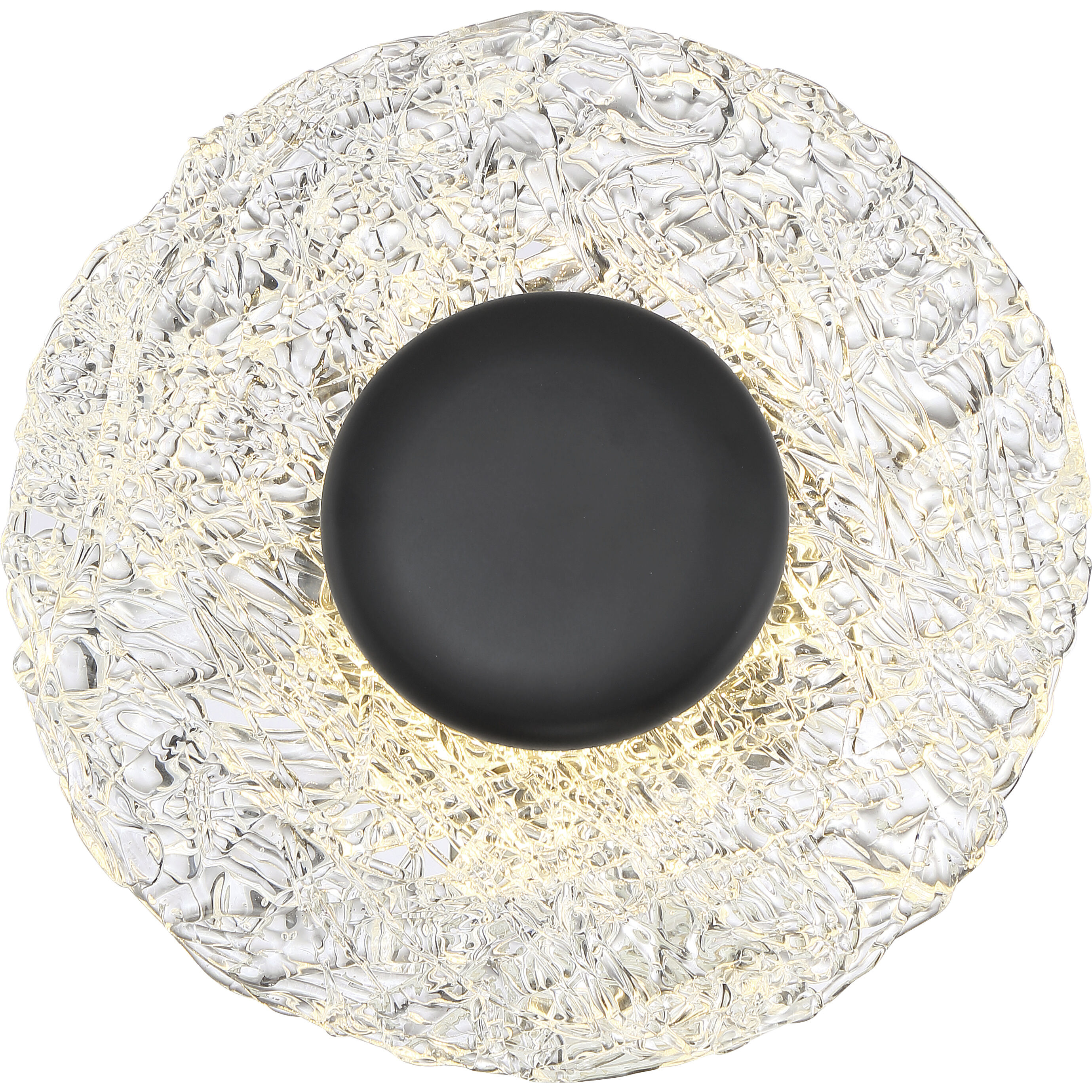Riverbed LED 10.25 inch Matte Black Flush Mount Ceiling Light