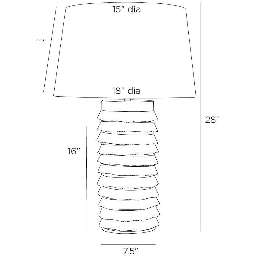 Frasier 28 inch 150.00 watt Burnt Iron Lamp Portable Light