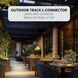 X Track 12 Black Outdoor Track Accessory Ceiling Light