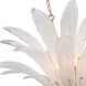 Fiore 10 Light 39.5 inch Antique Gold Leaf Pendant Ceiling Light