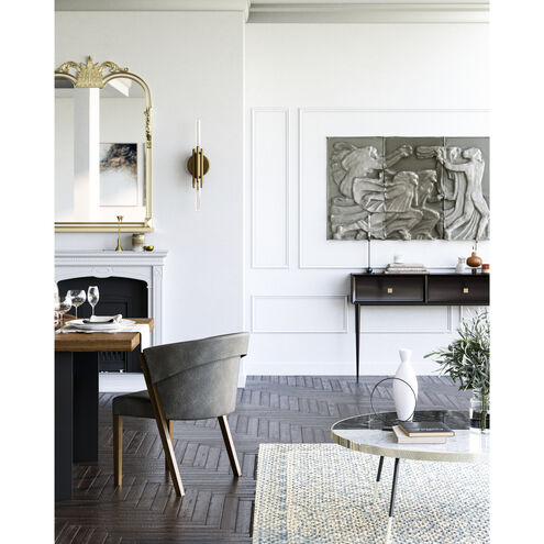 Torres 2 Light 2.25 inch Vintage Brass Bath Vanity Light Wall Light