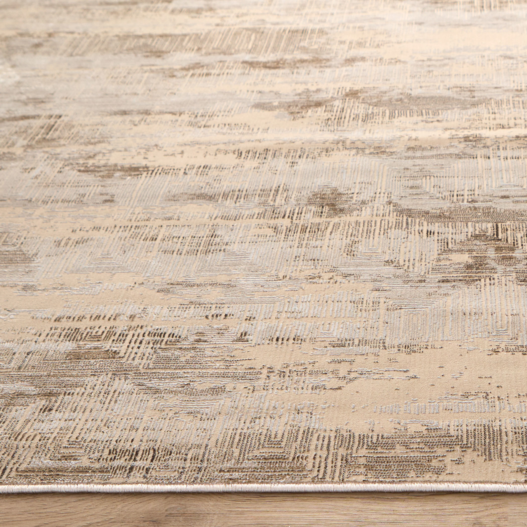 Rienz 36 X 24 inch Gold Rug in 2 x 3