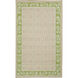 Nantes 36 X 24 inch Taupe, Grass Green, Seafoam Rug