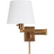 Virtue Wall Sconce Wall Light in Natural Brass