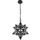 Nocturne 1 Light 16 inch Black Pendant Ceiling Light