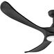 Swell Illuminated 72 inch Matte Black Fan
