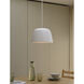Taiko 1 Light 11.81 inch Matte White Interior Pendant Light Ceiling Light