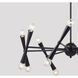 Drake LED 29 inch Matte Black Chandelier Ceiling Light