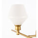 Rochester 1 Light 14.7 inch Brass Wall sconce Wall Light, Right