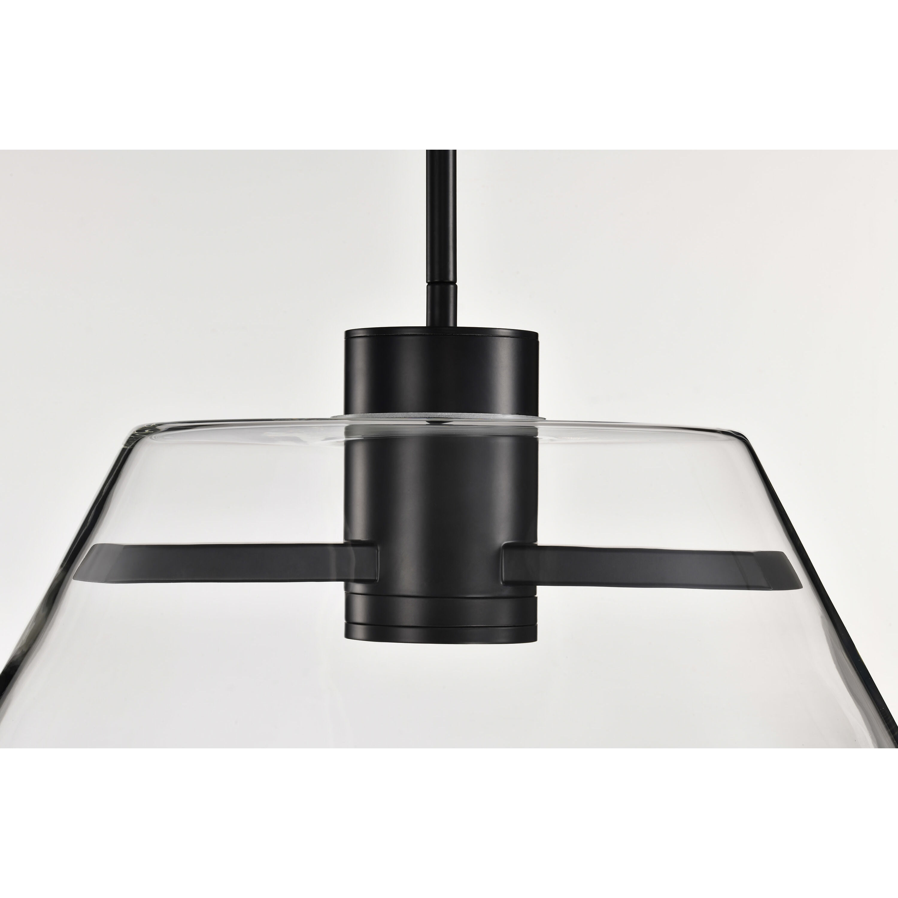 Edmond LED 17 inch Matte Black Pendant Ceiling Light