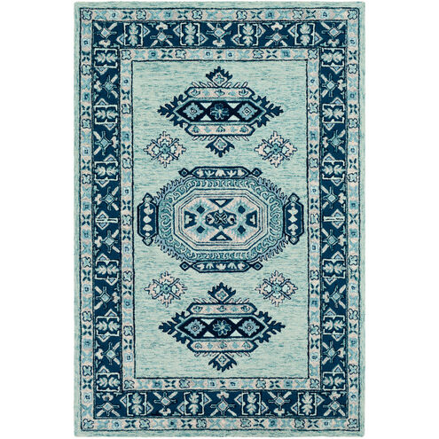 Serafina 156 X 108 inch Dark Blue/Ice Blue/Teal/Navy/Denim/Ivory Rugs