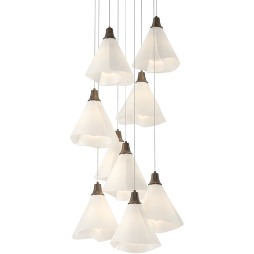 Mobius 9 Light 20.8 inch Bronze Pendant Ceiling Light, Round