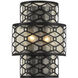 Mannheim 2 Light 11.88 inch Matte Black Wall Sconce Wall Light, Lighting One