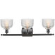 Ballston Dayton LED 26 inch Oil Rubbed Bronze Bath Vanity Light Wall Light in Clear Glass, Ballston