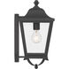 Savannah 1 Light 16 inch Sand Coal Outdoor Wall Mount, The Great Outdoors