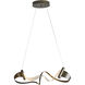 Zephyr LED 38.5 inch Dark Smoke Pendant Ceiling Light