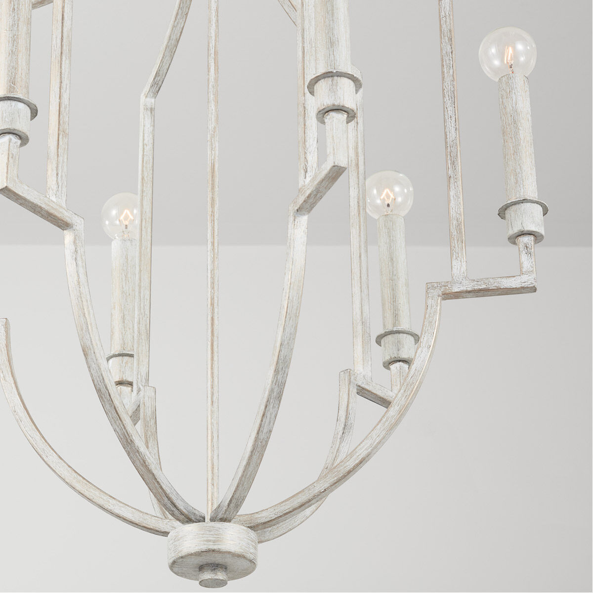 Demi 6 Light 22 inch Winter White Foyer Ceiling Light