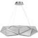 Seoul LED 47 inch Chrome Pendant Ceiling Light