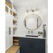 Talia 3 Light Matte Grey and Gold Vanity Light Wall Light