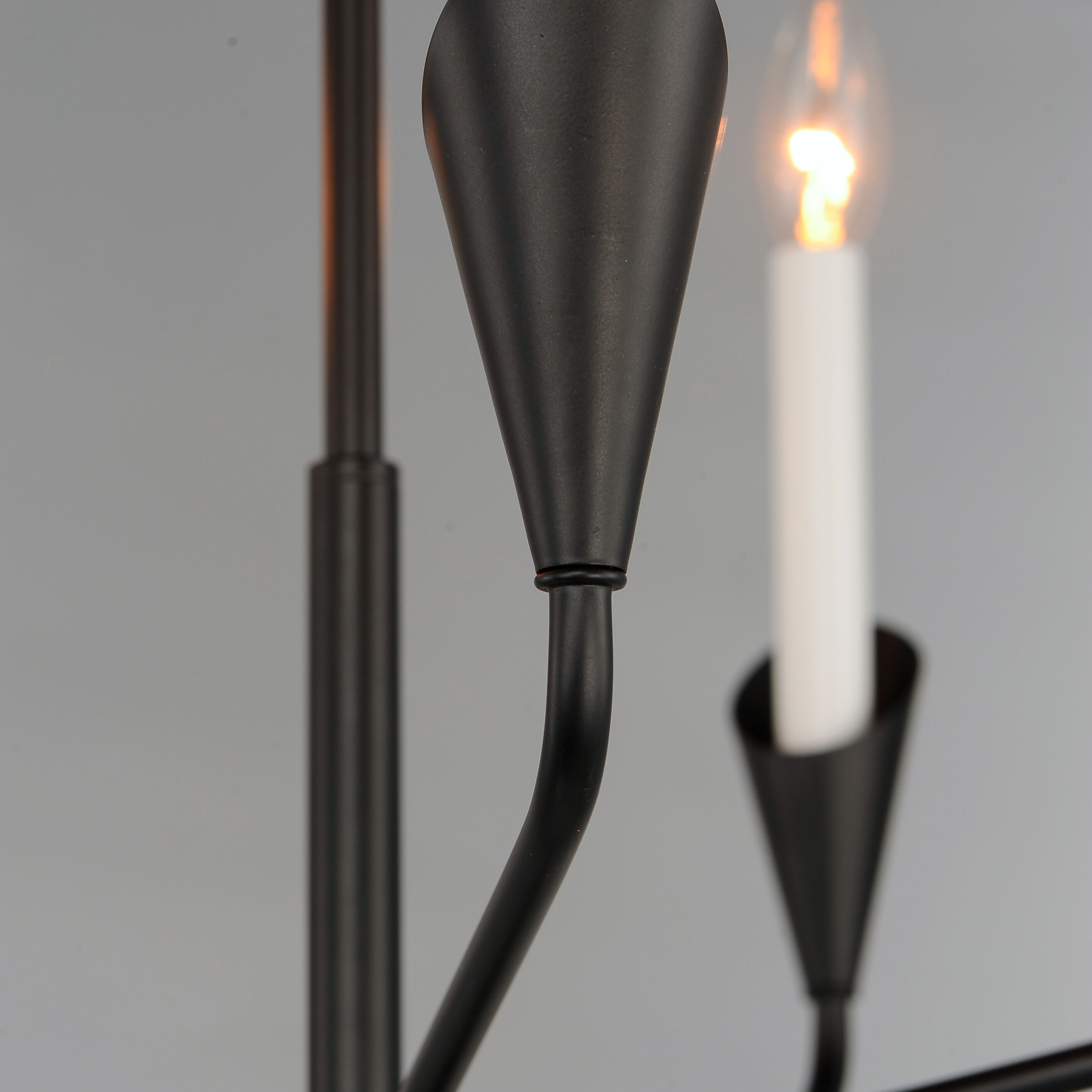 Calyx 5 Light 22 inch Black Chandelier Ceiling Light