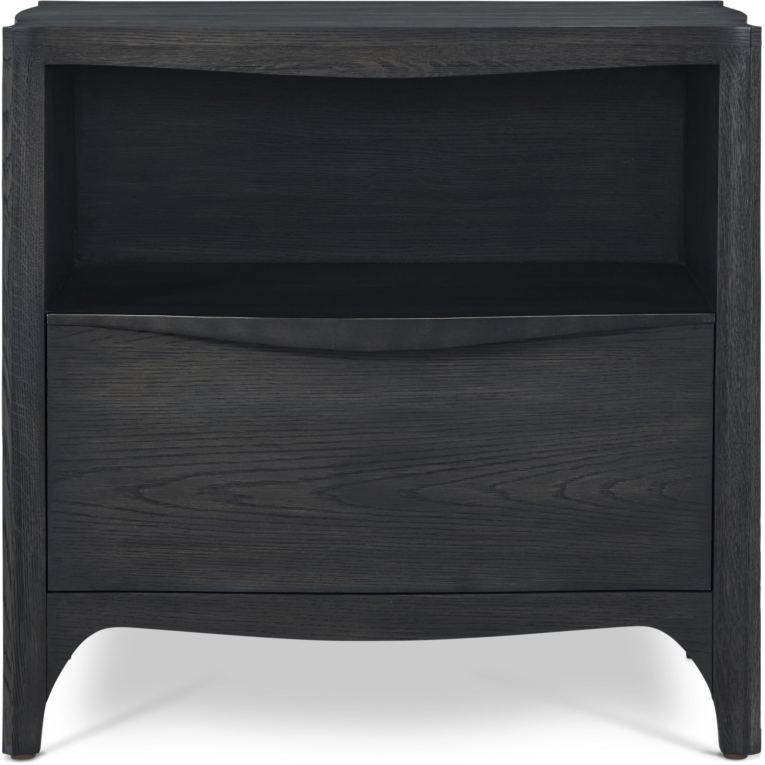 Rome 29.25 X 28 inch Nera Nightstand, Wooden