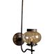 Lowcountry 1 Light Darkened Bronze and Darkened Copper Wall Sconce Wall Light