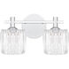 Spade LED 13.5 inch Polished Chrome Bath Light Wall Light, Medium