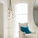 Lisa McDennon Skye 6 Light 24 inch Heritage Brass Indoor Chandelier Ceiling Light