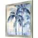 Indigo Paradise Blue and White Framed Art