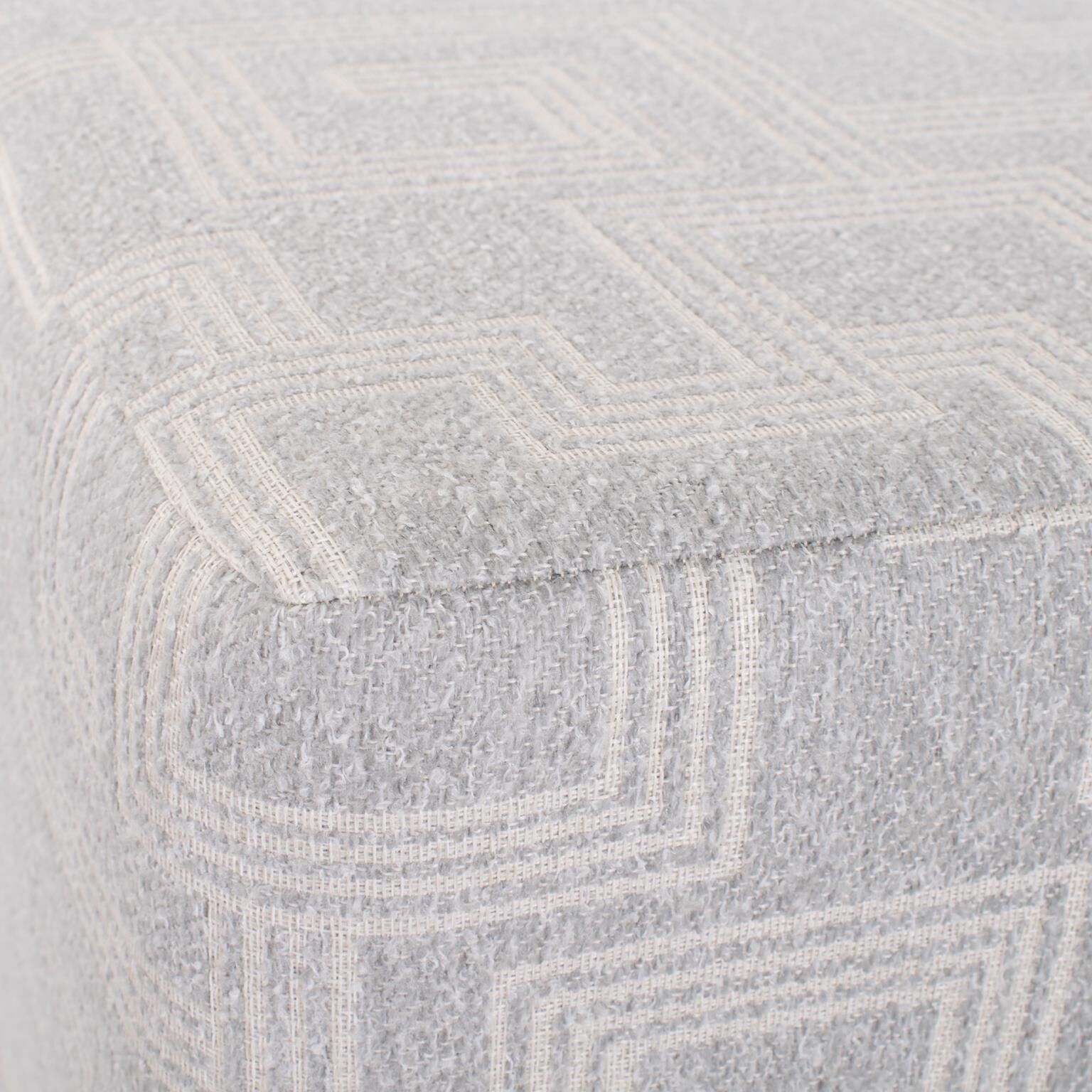 Syros Universal 18 inch Fog Outdoor Ottoman