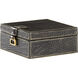 Wildwood 6 inch Black Crocodile Box
