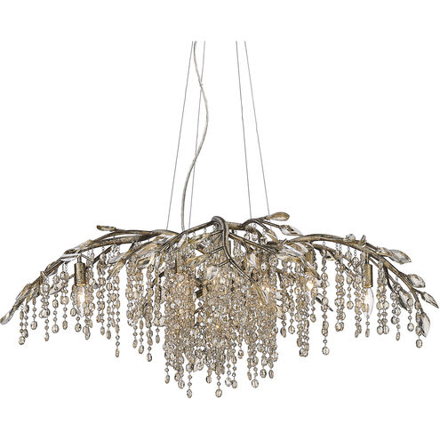 Autumn Twilight 12 Light 40 inch Mystic Gold Chandelier Ceiling Light, Large