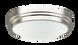 Fresh Colonial 3 Light Brushed Nickel Ceiling Mount Ceiling Light