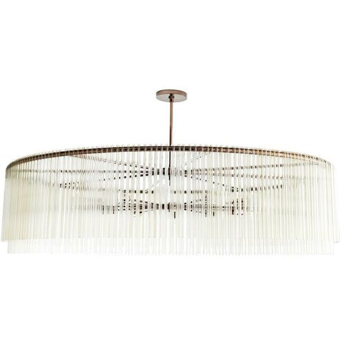 Royalton 12 Light 60 inch Smoke Chandelier Ceiling Light